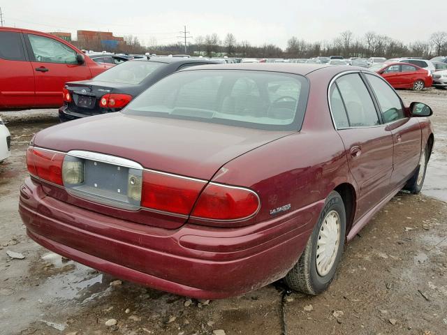 1G4HP54K22U145460 - 2002 BUICK LESABRE CU MAROON photo 4