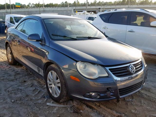 WVWBA71F77V025444 - 2007 VOLKSWAGEN EOS 2.0T GRAY photo 1