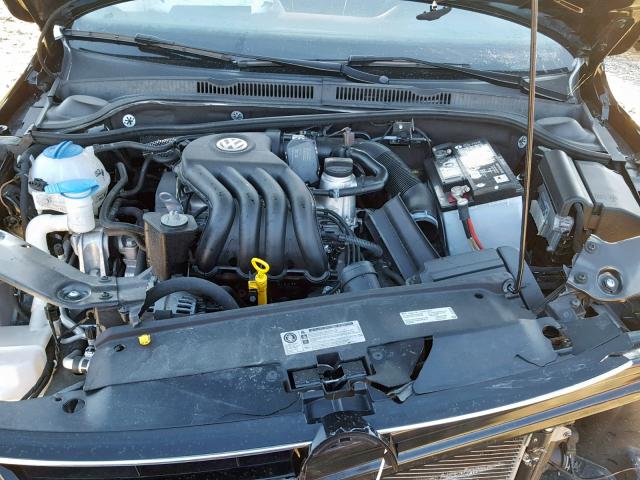 3VW2K7AJ8FM302125 - 2015 VOLKSWAGEN JETTA BASE BLACK photo 7