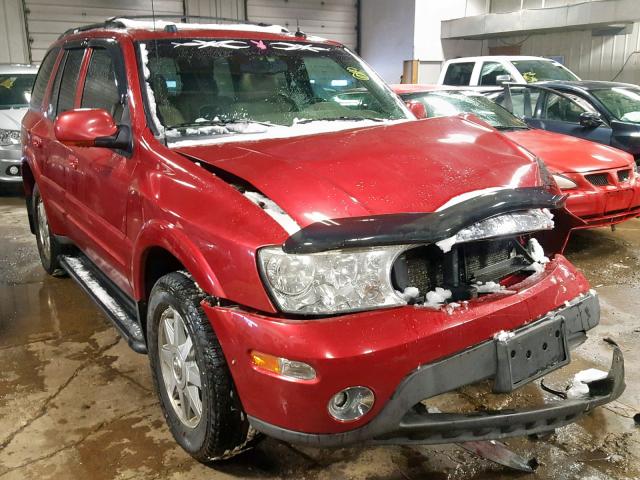 5GADT13SX52147077 - 2005 BUICK RAINIER CX RED photo 1