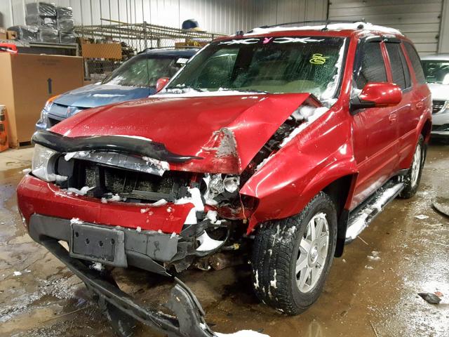 5GADT13SX52147077 - 2005 BUICK RAINIER CX RED photo 2