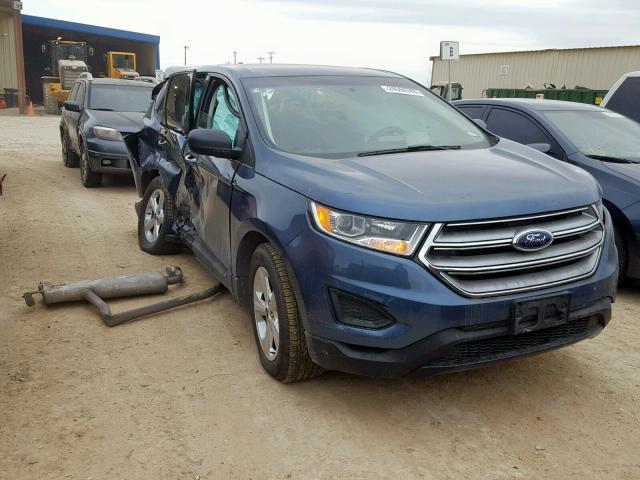 2FMPK3G91JBB12929 - 2018 FORD EDGE SE BLUE photo 1