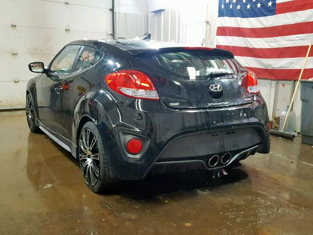 KMHTC6AEXFU233334 - 2015 HYUNDAI VELOSTER T GRAY photo 3