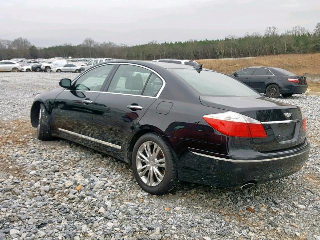 KMHGC4DF8BU116209 - 2011 HYUNDAI GENESIS 4. BLACK photo 3