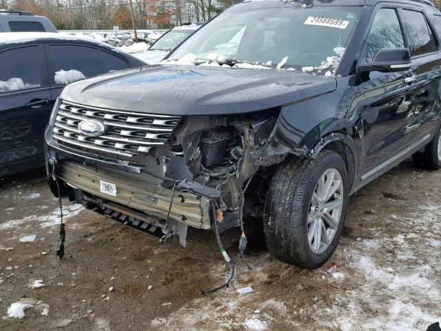 1FM5K8F84HGC92875 - 2017 FORD EXPLORER L BLACK photo 9