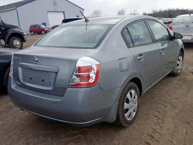 3N1AB61E39L665540 - 2009 NISSAN SENTRA 2.0 GRAY photo 4