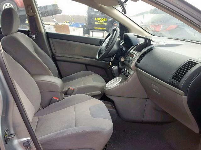 3N1AB61E39L665540 - 2009 NISSAN SENTRA 2.0 GRAY photo 5