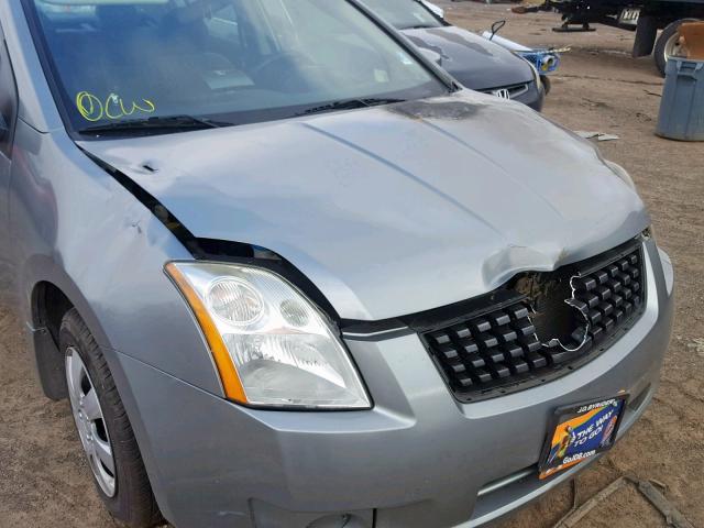 3N1AB61E39L665540 - 2009 NISSAN SENTRA 2.0 GRAY photo 9