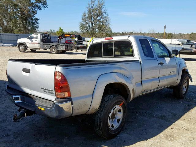 5TETU62N95Z079866 - 2005 TOYOTA TACOMA PRE SILVER photo 4