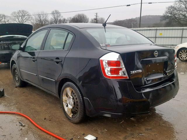 3N1AB61E18L668225 - 2008 NISSAN SENTRA 2.0 BLACK photo 3