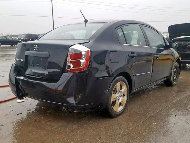 3N1AB61E18L668225 - 2008 NISSAN SENTRA 2.0 BLACK photo 4