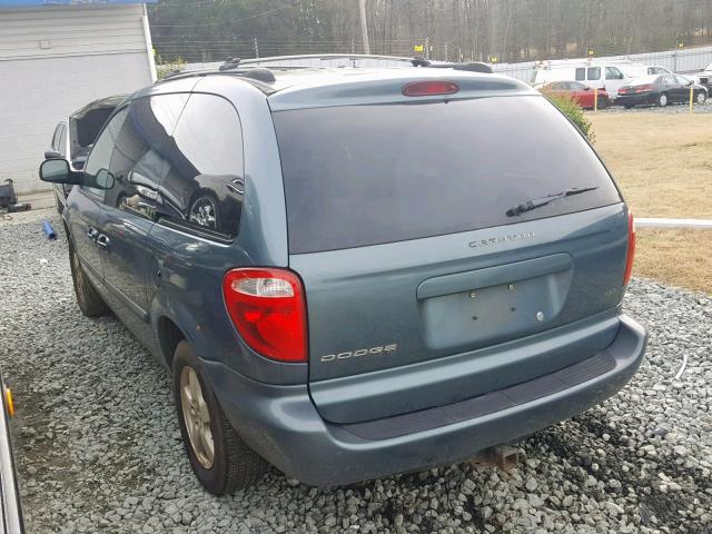 1D4GP45RX5B365308 - 2005 DODGE CARAVAN SX GRAY photo 3