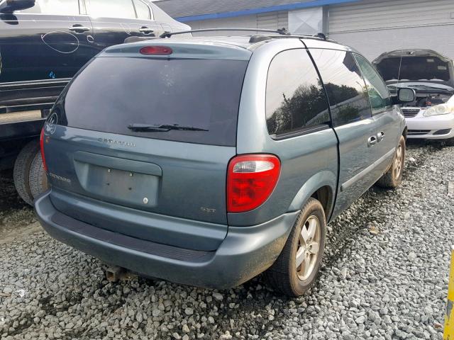 1D4GP45RX5B365308 - 2005 DODGE CARAVAN SX GRAY photo 4