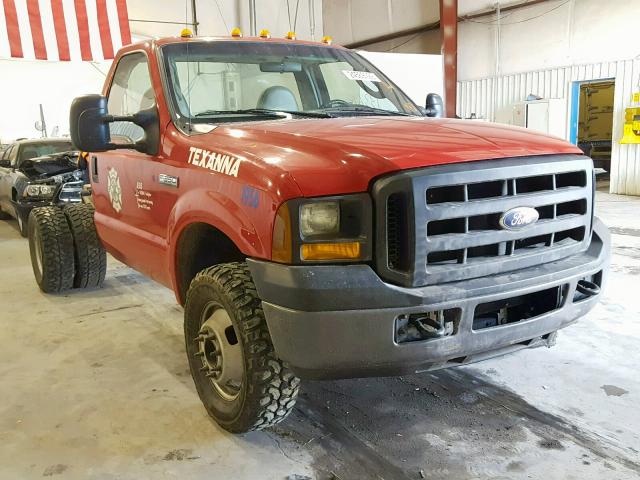 1FDWF37597EB16169 - 2007 FORD F350 SUPER RED photo 1