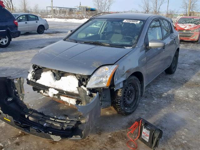 3N1AB6AP5CL665788 - 2012 NISSAN SENTRA 2.0 GRAY photo 2