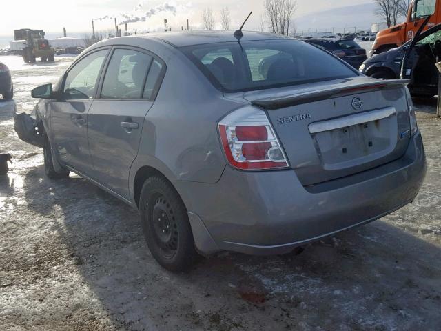 3N1AB6AP5CL665788 - 2012 NISSAN SENTRA 2.0 GRAY photo 3