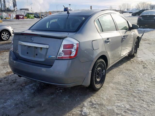 3N1AB6AP5CL665788 - 2012 NISSAN SENTRA 2.0 GRAY photo 4