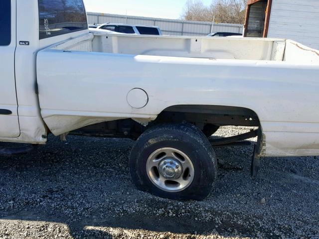 3B7KF23Z32M281420 - 2002 DODGE RAM 2500 WHITE photo 9