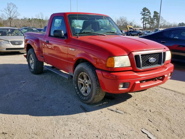 1FTYR11U34PA12141 - 2004 FORD RANGER RED photo 1