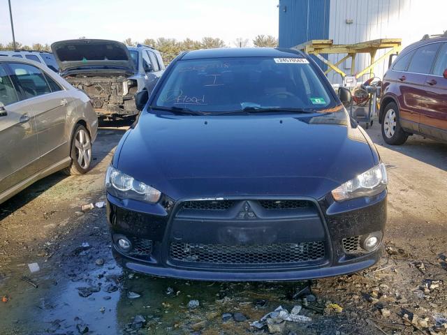 JA32U8FW6CU018330 - 2012 MITSUBISHI LANCER GT BLACK photo 9