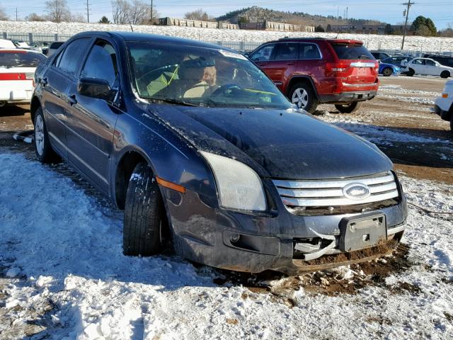 3FAHP07Z28R272022 - 2008 FORD FUSION SE BLUE photo 1