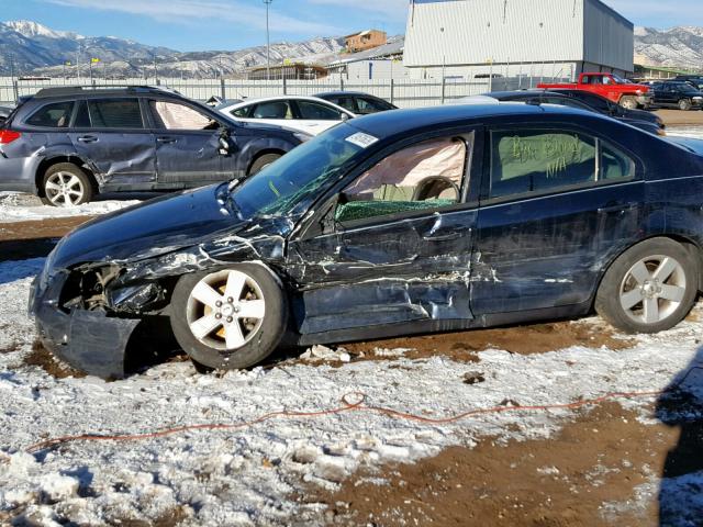 3FAHP07Z28R272022 - 2008 FORD FUSION SE BLUE photo 9