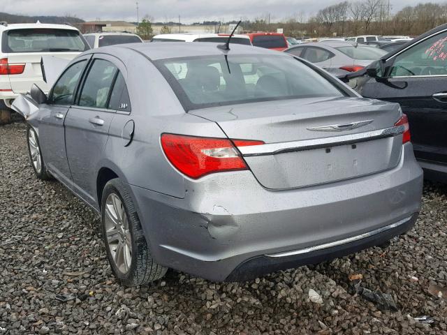 1C3CCBAB7DN704709 - 2013 CHRYSLER 200 LX SILVER photo 3