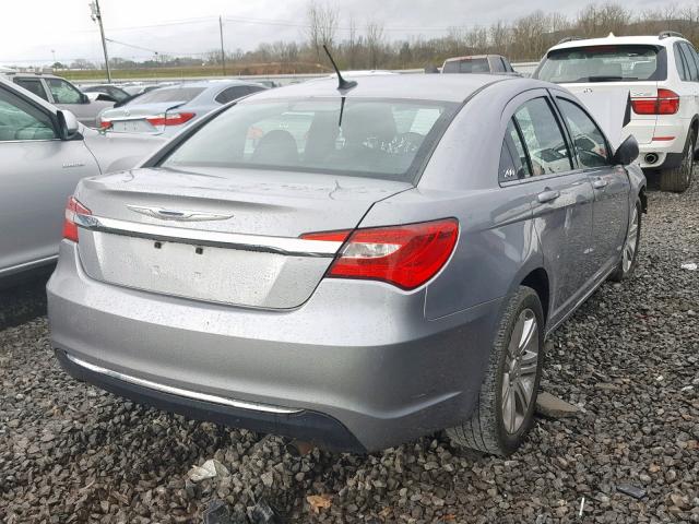 1C3CCBAB7DN704709 - 2013 CHRYSLER 200 LX SILVER photo 4