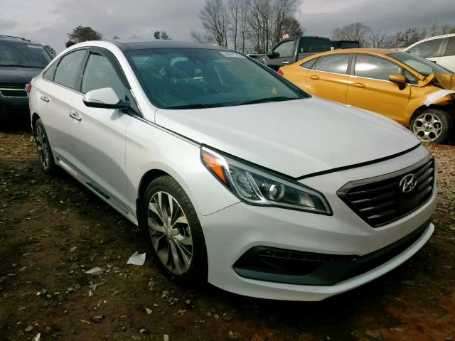 5NPE34AB5FH169012 - 2015 HYUNDAI SONATA SPO WHITE photo 1