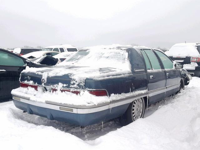 1G4BN52P5SR419845 - 1995 BUICK ROADMASTER BLUE photo 4