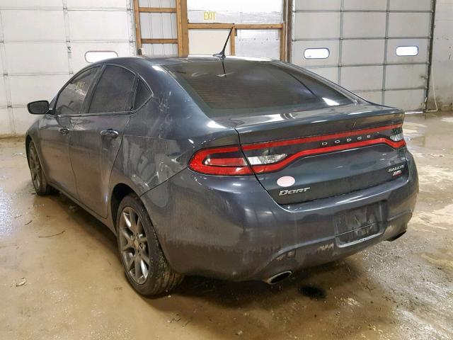 1C3CDFBB7ED677764 - 2014 DODGE DART SXT GRAY photo 3