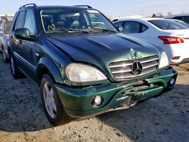 4JGAB74E1YA155820 - 2000 MERCEDES-BENZ ML 55 GREEN photo 1