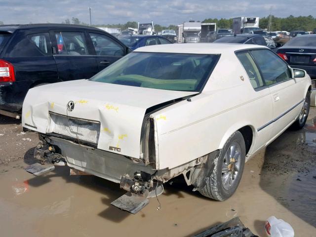 1G6ET1293SU605840 - 1995 CADILLAC ELDORADO T WHITE photo 4