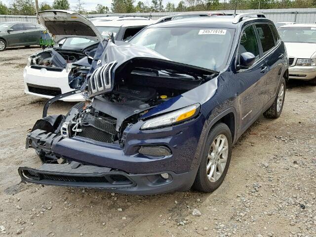 1C4PJLCB0GW207988 - 2016 JEEP CHEROKEE L BLUE photo 2