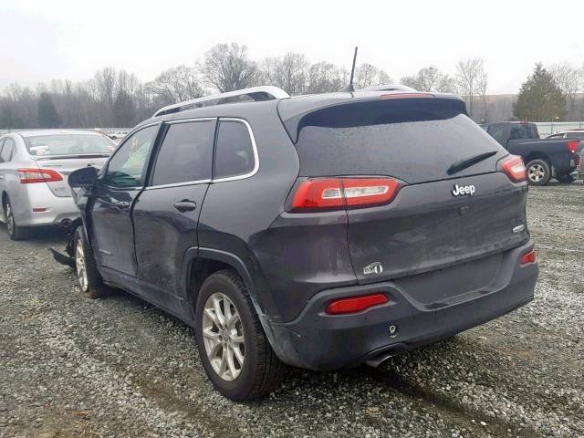 1C4PJLCBXGW127503 - 2016 JEEP CHEROKEE L GRAY photo 3