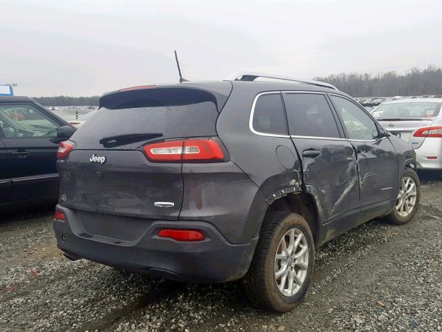 1C4PJLCBXGW127503 - 2016 JEEP CHEROKEE L GRAY photo 4