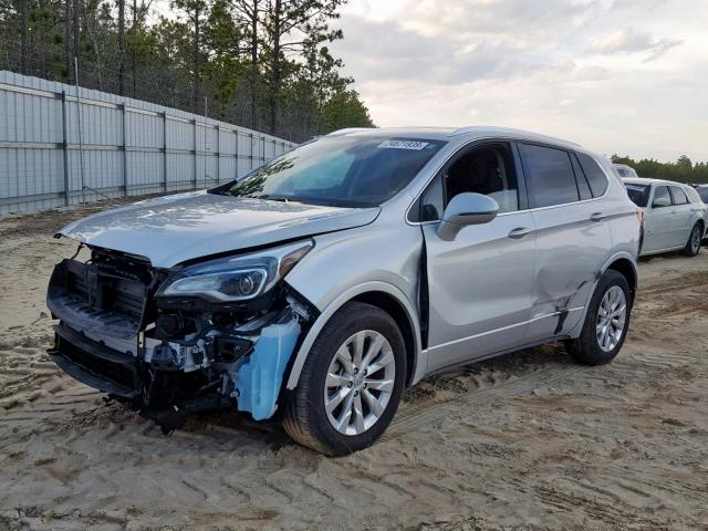 LRBFXBSA1HD045622 - 2017 BUICK ENVISION E SILVER photo 2