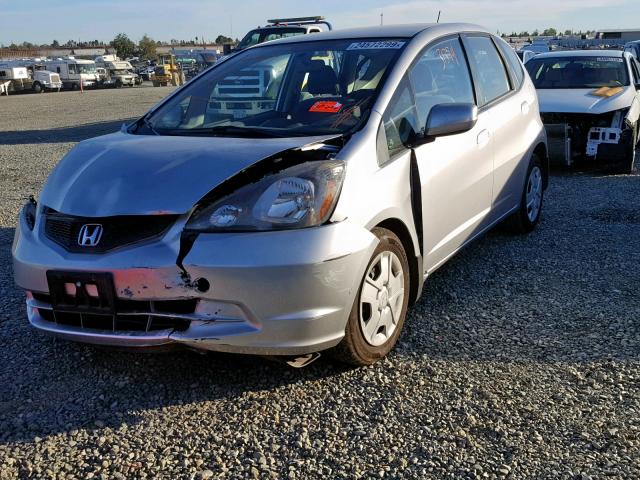 JHMGE8H31DC055735 - 2013 HONDA FIT SILVER photo 2