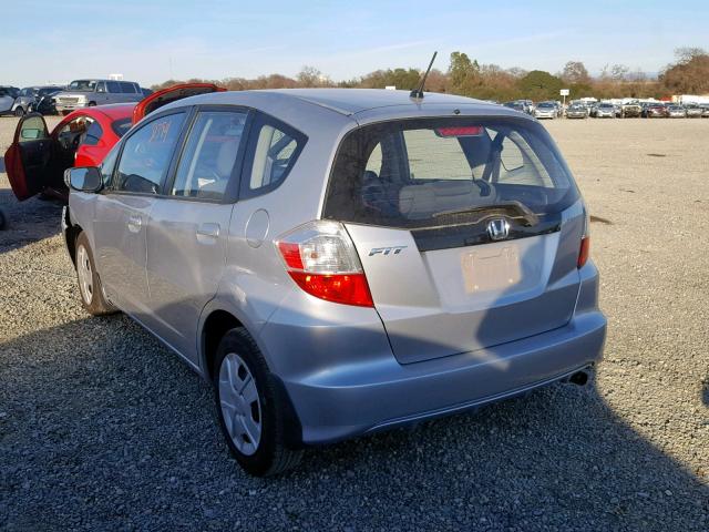 JHMGE8H31DC055735 - 2013 HONDA FIT SILVER photo 3