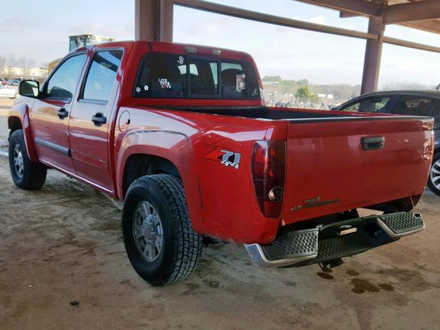 1GCDT43E188213009 - 2008 CHEVROLET COLORADO L RED photo 3