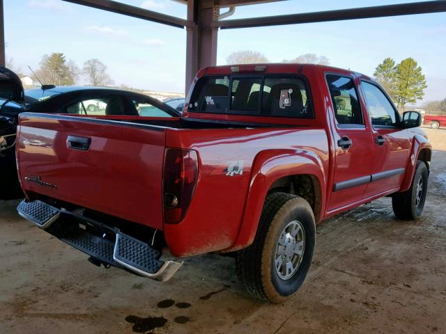 1GCDT43E188213009 - 2008 CHEVROLET COLORADO L RED photo 4