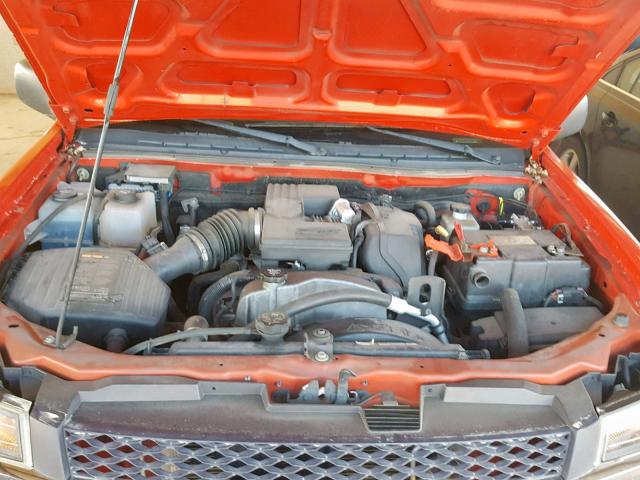 1GCDT43E188213009 - 2008 CHEVROLET COLORADO L RED photo 7