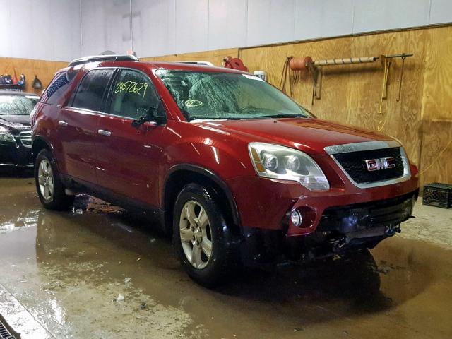 1GKER23DX9J184509 - 2009 GMC ACADIA SLT MAROON photo 1