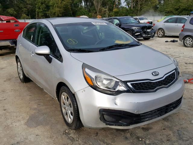 KNADN4A30D6310233 - 2013 KIA RIO EX SILVER photo 1