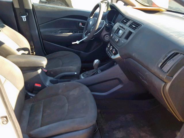 KNADN4A30D6310233 - 2013 KIA RIO EX SILVER photo 5