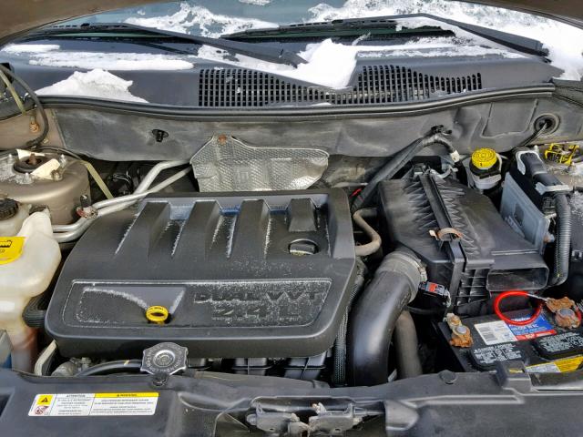 1J8FT47WX8D637445 - 2008 JEEP COMPASS SP Brązowy zdjęcie 7