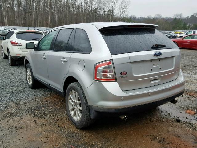 2FMDK38C09BA73291 - 2009 FORD EDGE SEL SILVER photo 3