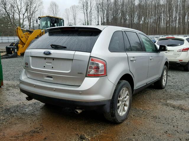 2FMDK38C09BA73291 - 2009 FORD EDGE SEL SILVER photo 4