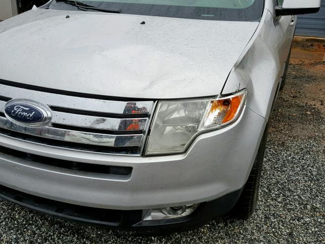 2FMDK38C09BA73291 - 2009 FORD EDGE SEL SILVER photo 9