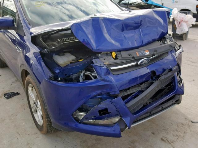 1FMCU0GX2FUC55590 - 2015 FORD ESCAPE SE BLUE photo 9